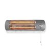 Nedis Badezimmer-Heizung grau Metall B/H/L: ca. 56x16x10 cm ca. 1200 W – Bild 3