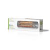 Nedis Badezimmer-Heizung grau Metall B/H/L: ca. 56x16x10 cm ca. 1200 W – Bild 4