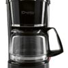 Barista Kaffeeautomat schwarz Kunststoff Glas B/H/L: ca. 20x23,5x15,5 cm – Bild 4