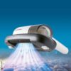 CLEANmaxx Handstaubsauger grau weiß Kunststoff B/H/L: ca. 17,7x7,7x22 cm – Bild 3