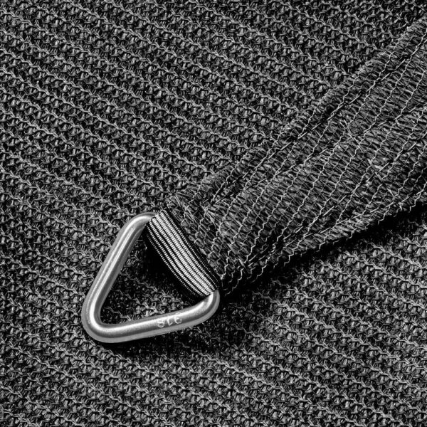 PLATINUM Sonnensegel Coolfit grau Polyethylen B/H/L: ca. 360x1x360 cm – Bild 4