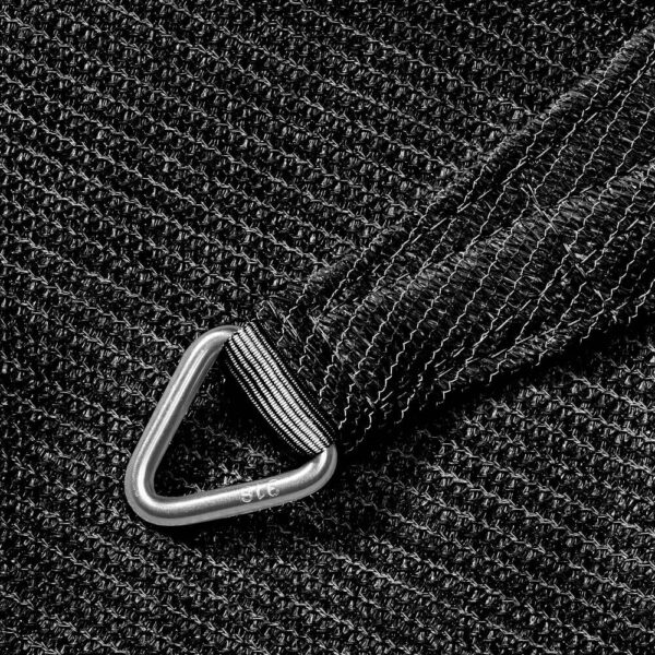 PLATINUM Sonnensegel Coolfit schwarz Polyethylen B/H/L: ca. 500x1x500 cm – Bild 2