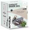 PLATINUM Sonnensegel Coolfit schwarz Polyethylen B/H/L: ca. 500x1x500 cm – Bild 4