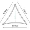 PLATINUM Sonnensegel Dreamsail creme Polyester B/H/L: ca. 500x1x500 cm PLATINUM Sonnensegel Dreamsail creme Polyester B/H/L: ca. 500x1x500 cm – Bild 2
