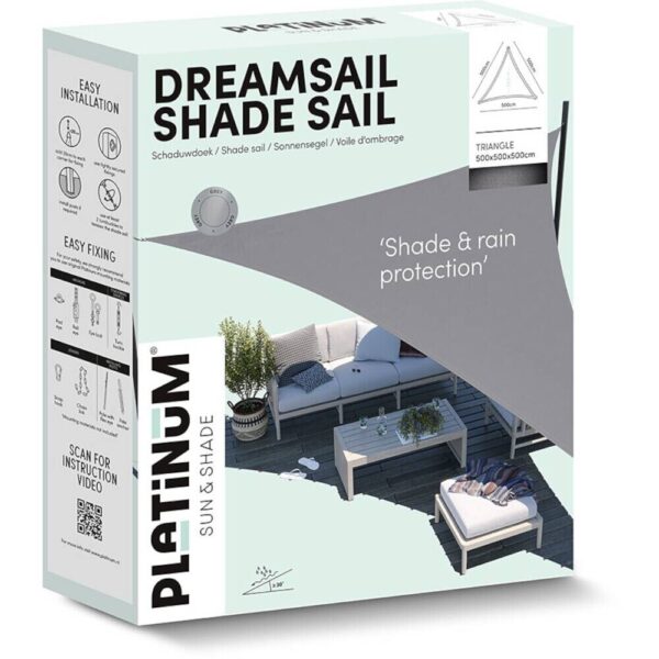 PLATINUM Sonnensegel Dreamsail creme Polyester B/H/L: ca. 500x1x500 cm PLATINUM Sonnensegel Dreamsail creme Polyester B/H/L: ca. 500x1x500 cm – Bild 4