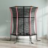 HOMCOM Kindertrampolin rosa B/H/L: ca. 163,5x190x163,5 cm – Bild 5