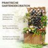 Outsunny Hochbeet Holzoptik Holz B/H/L: ca. 33x122x64 cm Outsunny Hochbeet Holzoptik Holz B/H/L: ca. 33x122x64 cm – Bild 5