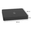 Outsunny Schirmgewichte schwarz Polyester B/H/L: ca. 89x10,5x89 cm – Bild 2