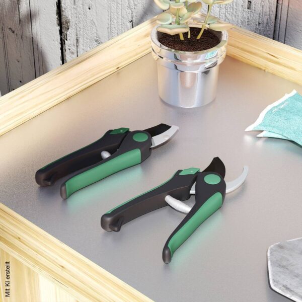 Outsunny Gartenwerkzeug Set grün Kunststoff B/H/L: ca. 6x2x21 cm – Bild 2