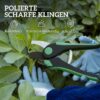 Outsunny Gartenwerkzeug Set grün Kunststoff B/H/L: ca. 6x2x21 cm – Bild 5