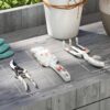 Outsunny Gartenwerkzeug-Set mehrfarbig Metall B/H/L: ca. 7x3x26,5 cm – Bild 2