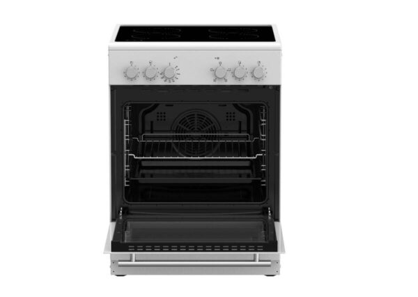 POCOline Standherd 60cm mit Induktionskochfeld IK60GLKW70 weiß B/H/T: ca. 60x83x65 cm – Bild 2
