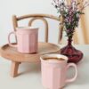 HermiaConcept Kaffeebecher 6-tlg. rosa Keramik 6 tlg. – Bild 2