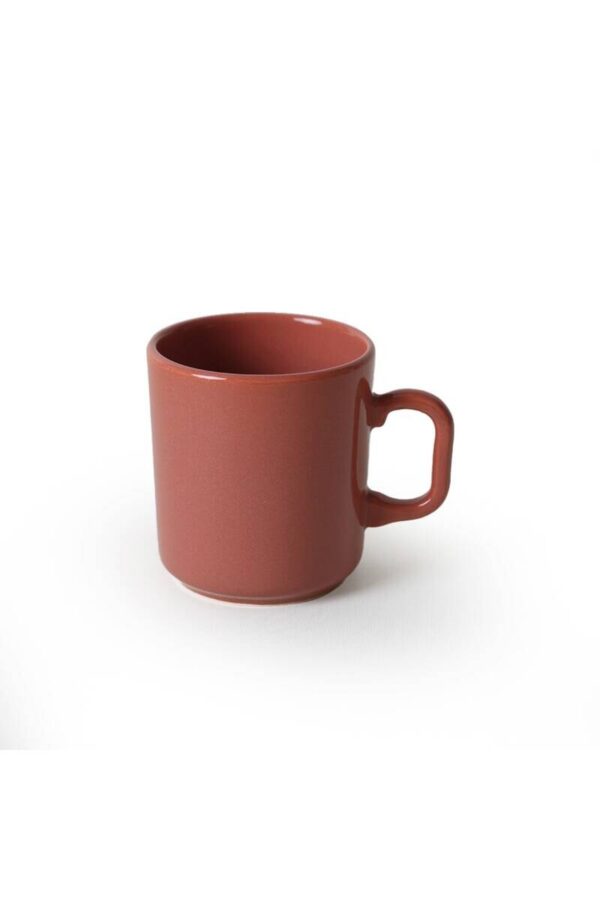 HermiaConcept Teetasse 6-tlg. rot Steingut B/T/L/D: ca. 8x8x8x8 cm – Bild 2