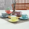 HermiaConcept Teetasse 12-tlg. mehrfarbig Steingut – Bild 2