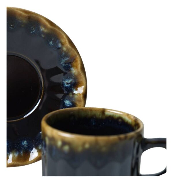 HermiaConcept Teetasse 12-tlg. gold Steingut – Bild 2
