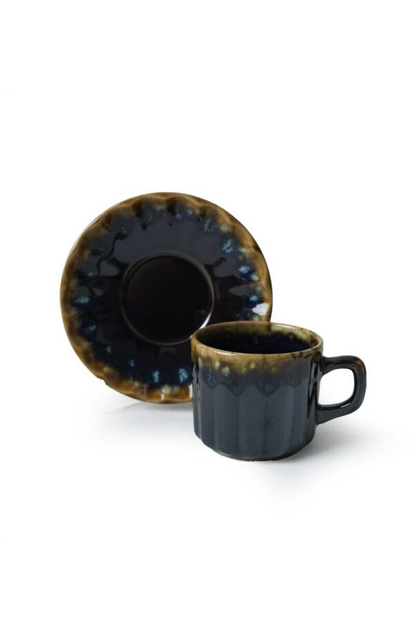 HermiaConcept Teetasse 12-tlg. gold Steingut – Bild 4