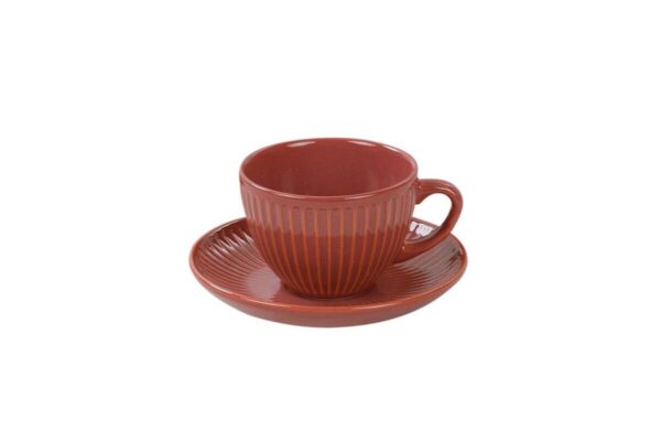 HermiaConcept Teetasse 12-tlg. orange Keramik – Bild 3