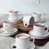 HermiaConcept Teetasse 12-tlg. weiß Steingut – Bild 2