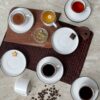 HermiaConcept Teetasse 12-tlg. weiß Steingut – Bild 3