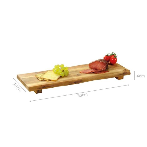 Kesper Servierbrett braun Akazie B/H/L: ca. 19x53x4 cm – Bild 2