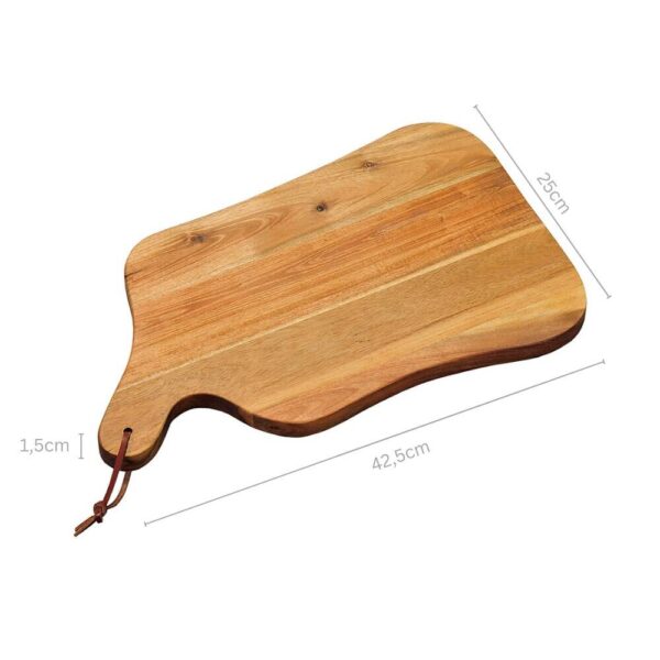 Kesper Tranchierbrett braun Akazie B/H/L: ca. 25x42,5x15 cm – Bild 3