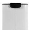 POCOline Treteimer weiß Stahl B/H/L: ca. 28,6x37,6x36,3 cm – Bild 3