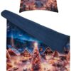 Microfaser Wende Bettwäsche Flanell Multi Polyester B/L: ca. 135x200 cm – Bild 4