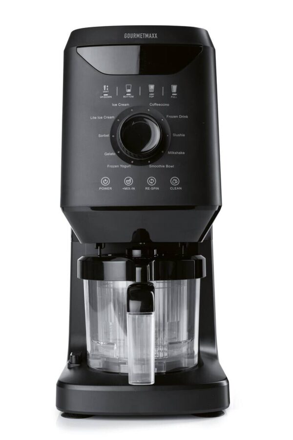 GOURMETmaxx Eismaschine 19370 schwarz Kunststoff B/H/L: ca. 21,5x45x48,5 cm – Bild 4