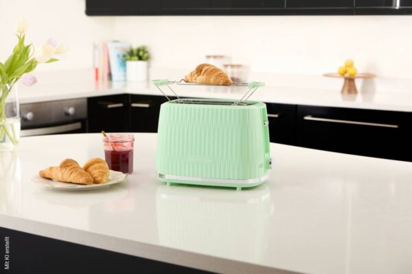 Russell Hobbs Toaster mint Kunststoff B/H/L: ca. 27,8x19,1x17,4 cm Russell Hobbs Toaster mint Kunststoff B/H/L: ca. 27,8x19,1x17,4 cm – Bild 2