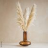 Vase braun Glas H/D: ca. 17,5x13,5 cm – Bild 2