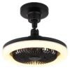 GLOBO Deckenventilator Opal mattschwarz H/D: ca. 21,7x25,8 cm max. 20 W – Bild 2