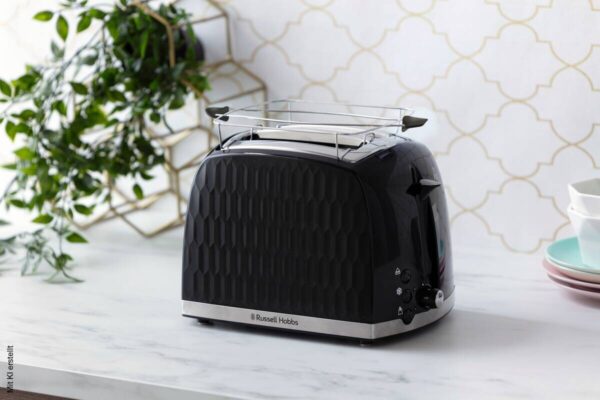 Russell Hobbs Toaster 26061-56 schwarz Kunststoff Edelstahl B/H/L: ca. 18,2x22,1x27 cm – Bild 2