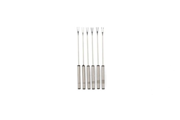 Mauviel 1830 Fondue Set silber Metall B/H/L: ca. 27x20x27 cm – Bild 3
