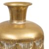 Vase gold Metall B/H: ca. 18x60 cm – Bild 2