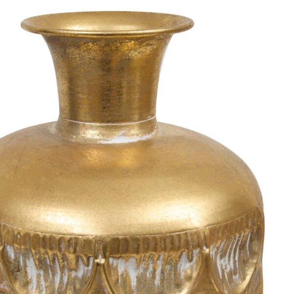 Vase gold Metall B/H: ca. 18x60 cm – Bild 2