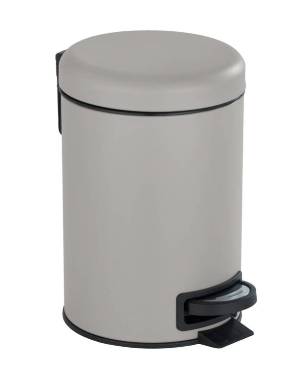 Kosmetikeimer taupe Edelstahl ca. 3 l – Bild 3