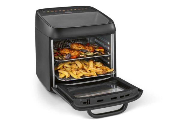 GOURMETmaxx Heißluftfritteuse 16409 schwarz Metall B/H/L: ca. 33,7x35,5x44,6 cm ca. 12,5 l – Bild 3