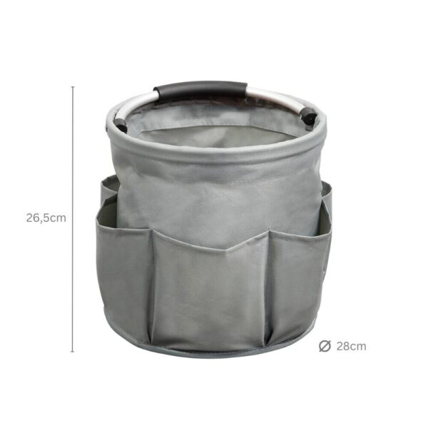 Kesper Universal-Reinigungskorb grau Edelstahl B/H/L: ca. 28x26,5x29 cm Kesper Universal-Reinigungskorb grau Edelstahl B/H/L: ca. 28x26,5x29 cm – Bild 3