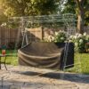 Outsunny Gartenschaukel-Abdeckung schwarz Polyester B/H/L: ca. 76x81x185 cm Outsunny Gartenschaukel-Abdeckung schwarz Polyester B/H/L: ca. 76x81x185 cm – Bild 5