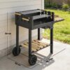 Outsunny Grill Holz B/H/L: ca. 58x82x99,5 cm – Bild 3