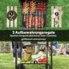 Outsunny Grill Stahl B/H/L: ca. 54x91x98 cm – Bild 4