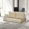 Outsunny Hollywoodschaukel natur Rattan B/H/L: ca. 66x44x115 cm Outsunny Hollywoodschaukel natur Rattan B/H/L: ca. 66x44x115 cm – Bild 4