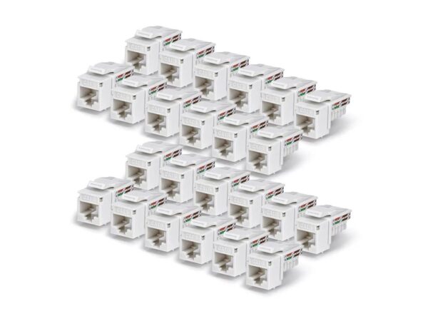 0065030916752-1 StarTech.com Cat6 Keystone Jack 24 – Pack 90 – Deg 110 – Netzwerk – CAT 6