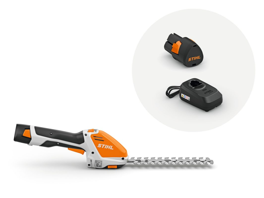 STIHL HSA26 Set inkl.AL1+AS2 Akku – Strauchschere mit Zubehör