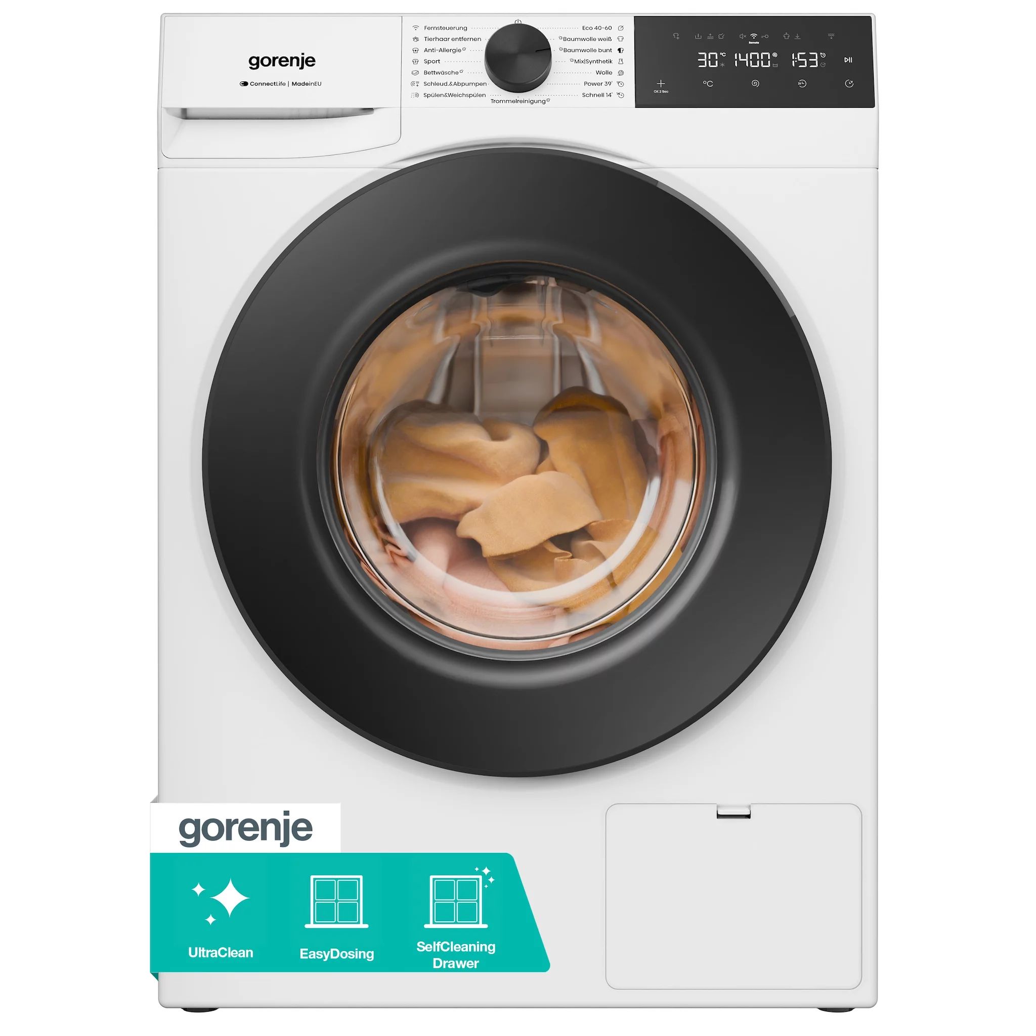 Gorenje WG4S84AP2 Waschmaschine, 8 kg, 1400 U/min.