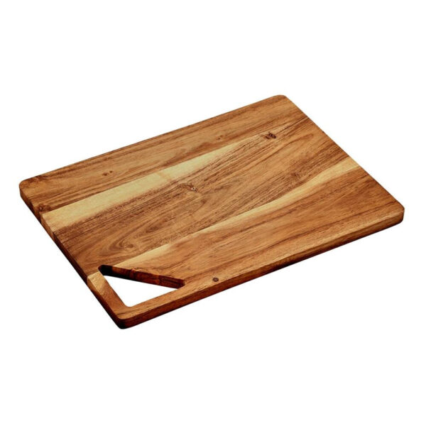 Kesper Schneidebrett braun Holz Akazie B/H/L: ca. 25,5x35,5x15 cm