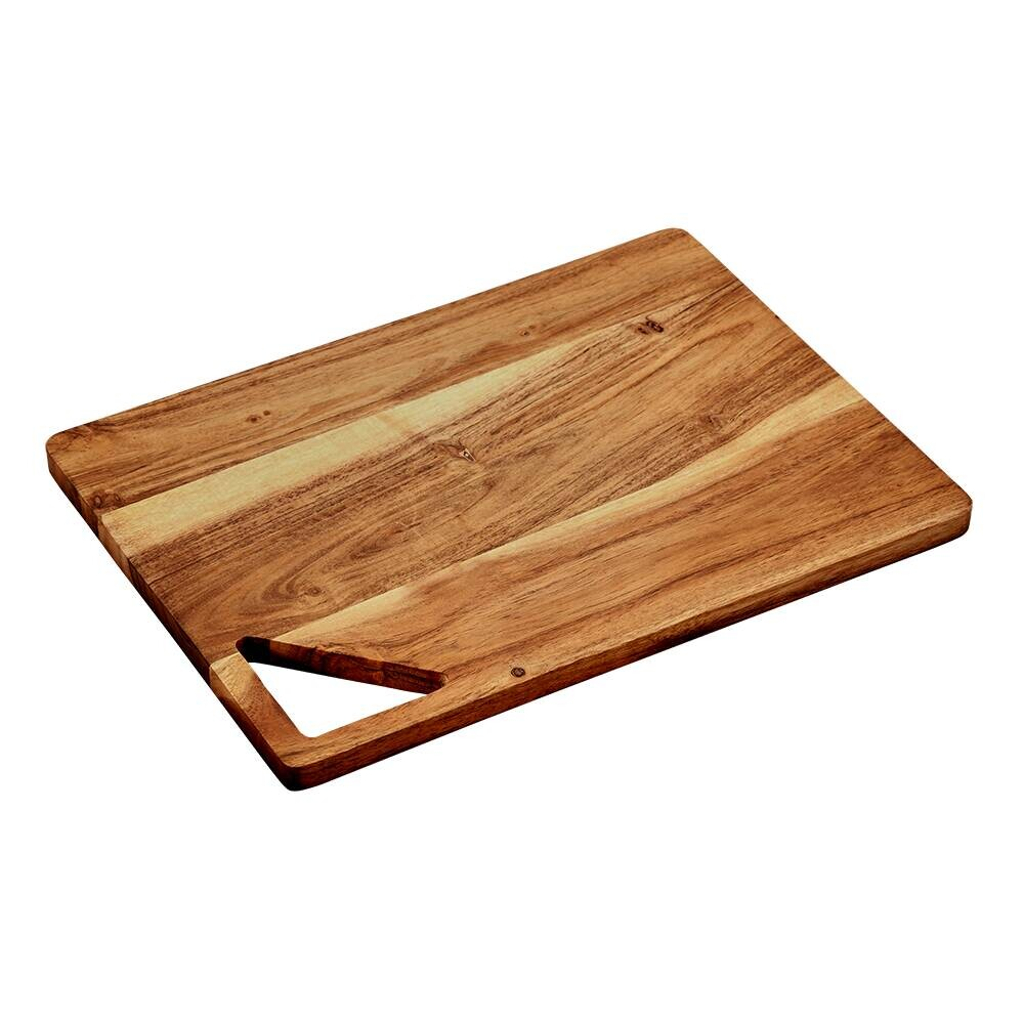 Kesper Schneidebrett braun Holz Akazie B/H/L: ca. 25,5x35,5x15 cm