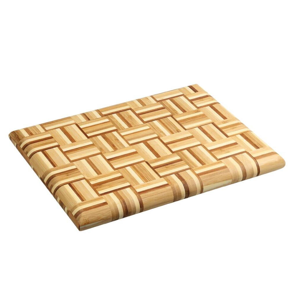 Kesper Schneidebrett braun Holz Bambus B/H/L: ca. 30x3,5x40 cm
