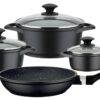 GSW Kochtopf Set Gourmet Granit 7-tlg.